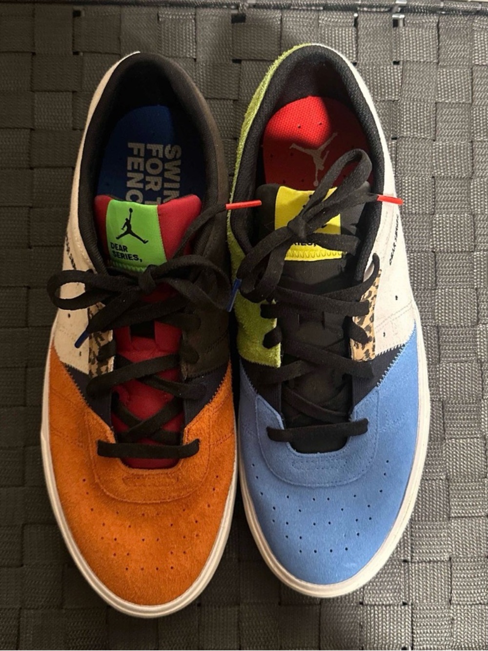 Air Jordan Series.06 Low-Top Multicolor Suede Sneakers - Men's